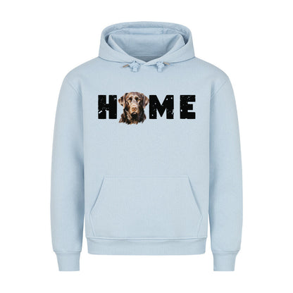 Premium Hoodie "Labrador HOME" Babyblau – hunde-shirt.de