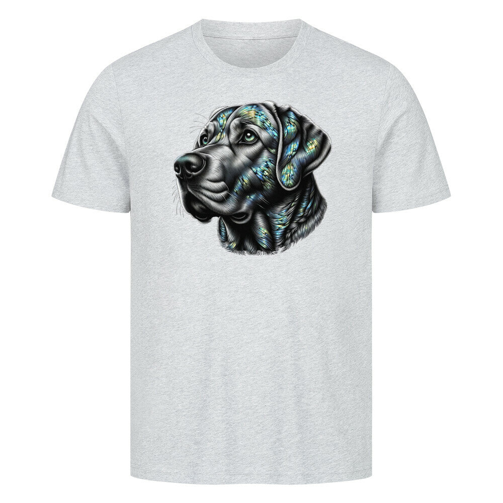 Premium T-Shirt "Labrador ART" Heather Grey – hunde-shirt.de