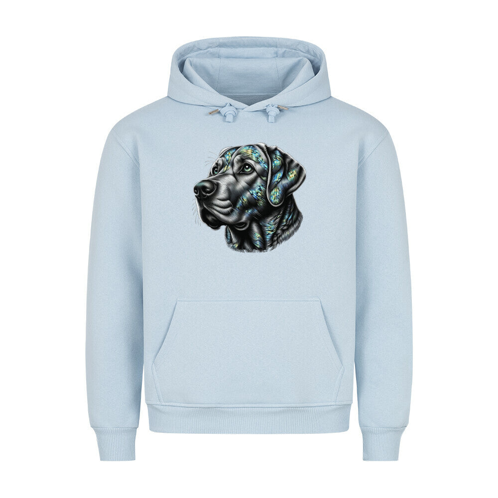 Premium Hoodie "Labrador ART" Babyblau – hunde-shirt.de
