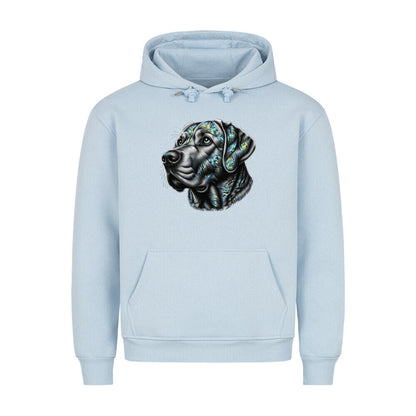 Premium Hoodie "Labrador ART" Babyblau – hunde-shirt.de