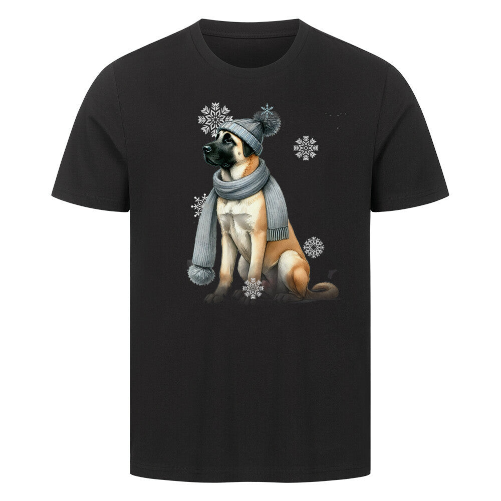 Premium T-Shirt "Kangal Winter" Schwarz – hunde-shirt.de