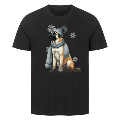 Premium T-Shirt "Kangal Winter" Schwarz – hunde-shirt.de