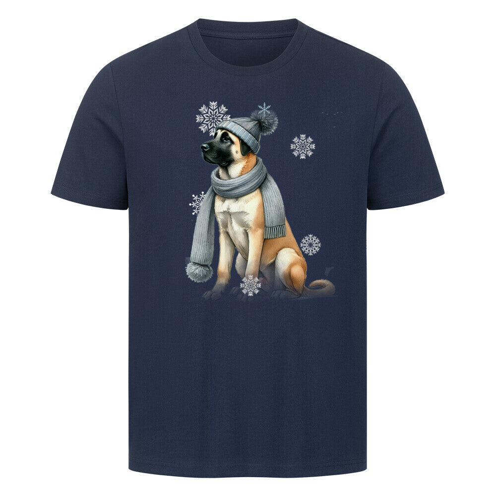 Premium T-Shirt "Kangal Winter" French Navy – hunde-shirt.de