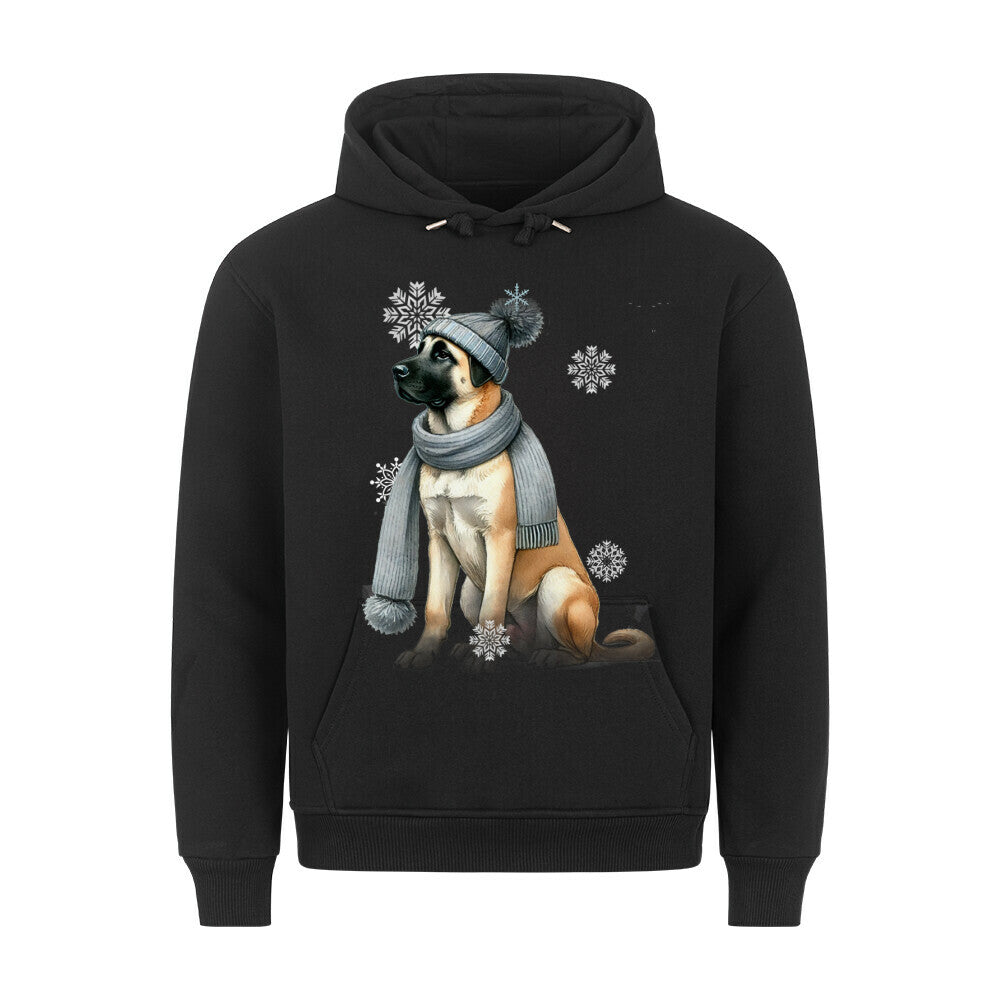 Premium Hoodie "Kangal Winter" Schwarz – hunde-shirt.de