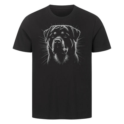 Premium T-Shirt "Rottweiler Shine" Schwarz – hunde-shirt.de