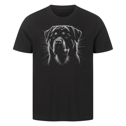 Premium T-Shirt "Rottweiler Shine" Schwarz – hunde-shirt.de