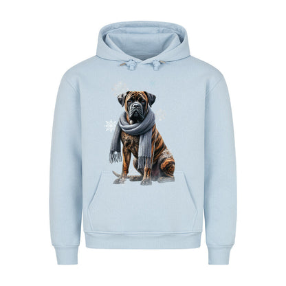 Premium Hoodie "Presa Canario Winter" Babyblau – hunde-shirt.de