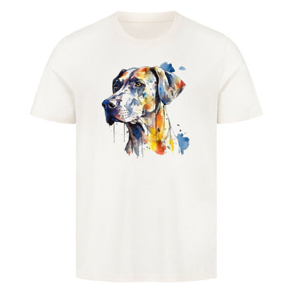 Premium T-Shirt "Rhodesian Ridgeback Paint" Natural Raw – hunde-shirt.de