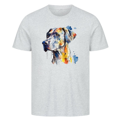 Premium T-Shirt "Rhodesian Ridgeback Paint" Heather Grey – hunde-shirt.de