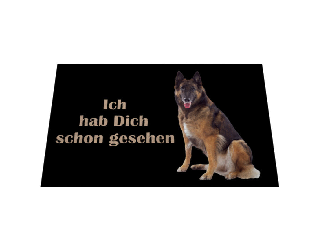 Fußmatte "Belgischer Schäferhund - Ich hab Dich schon gesehen" – hunde-shirt.de