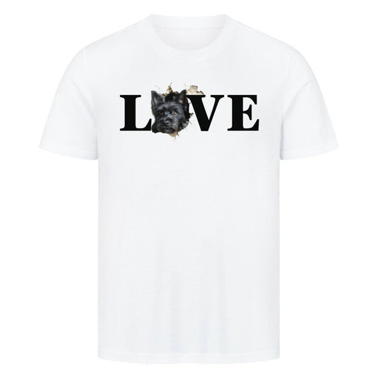 Premium T-Shirt "Scottish Terrier LOVE" Weiß – hunde-shirt.de