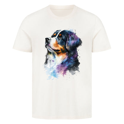 Premium T-Shirt "Berner Sennenhund Paint" Natural Raw – hunde-shirt.de