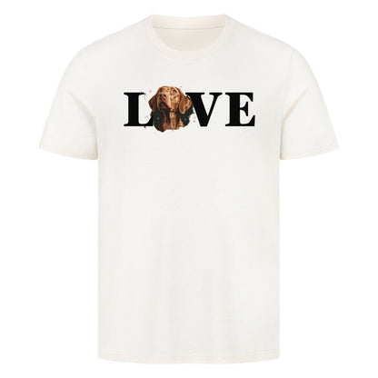 Premium T-Shirt "Vizsla LOVE" Natural Raw – hunde-shirt.de