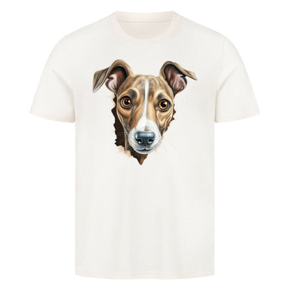 Premium T-Shirt "Whippet Hole" Natural Raw – hunde-shirt.de