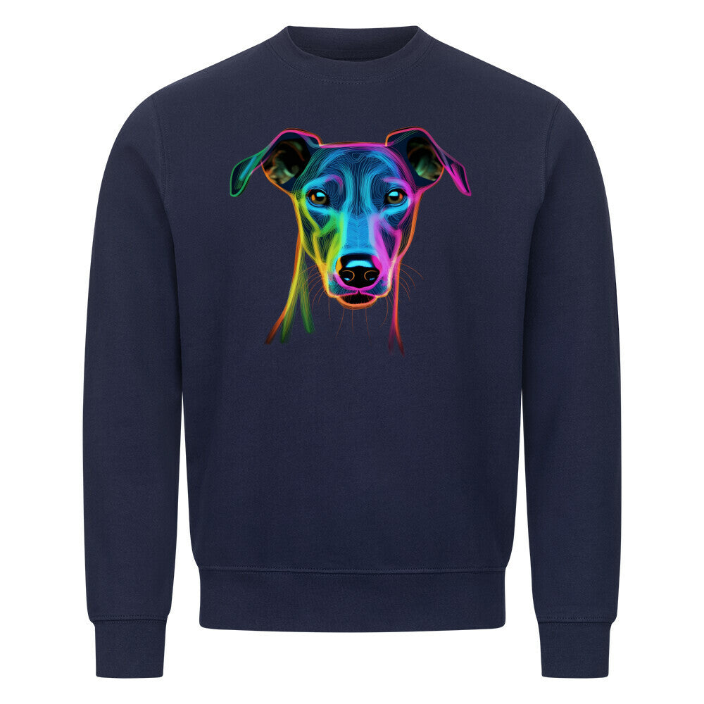 Premium Sweatshirt "Whippet Magic" Navy Blue – hunde-shirt.de