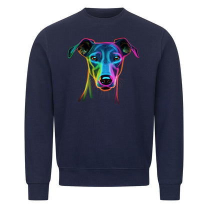 Premium Sweatshirt "Whippet Magic" Navy Blue – hunde-shirt.de