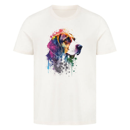Premium T-Shirt "Beagle Paint" Natural Raw – hunde-shirt.de