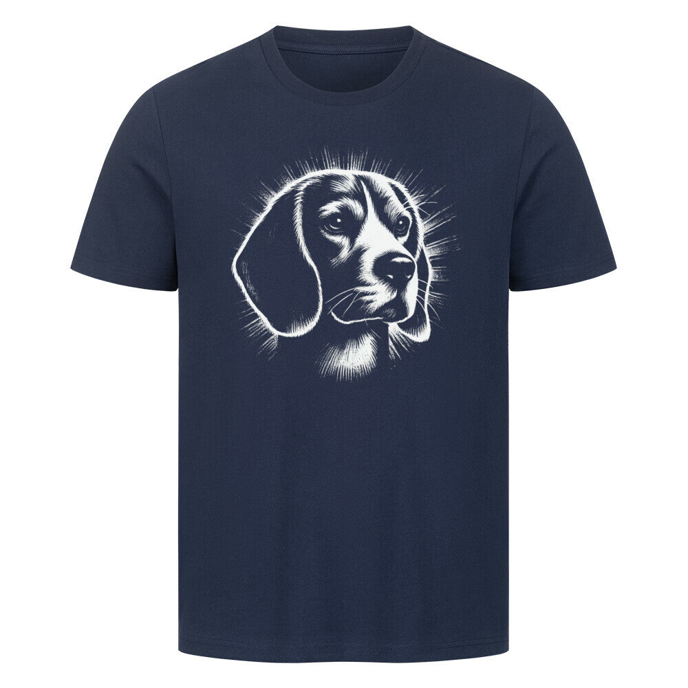 Premium T-Shirt "Beagle SHINE" French Navy – hunde-shirt.de