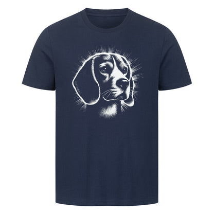 Premium T-Shirt "Beagle SHINE" French Navy – hunde-shirt.de