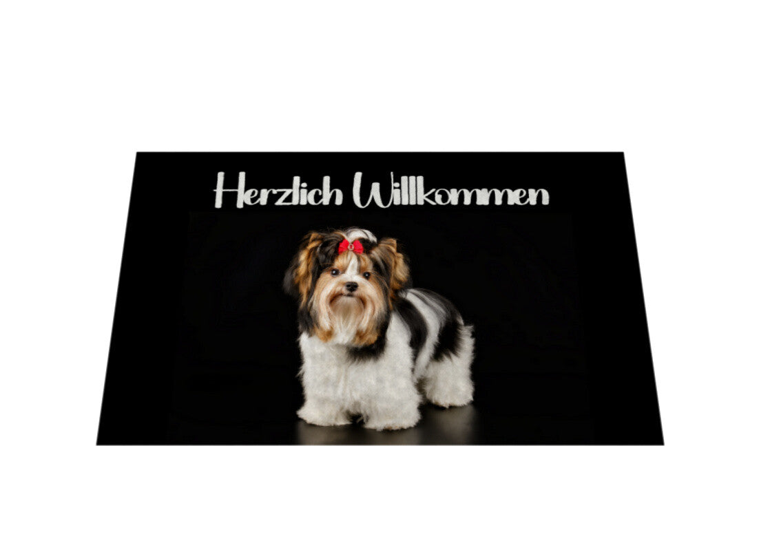 Fußmatte "Biewer Terrier - Herzlich Willkommen" – hunde-shirt.de