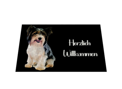 Fußmatte "Biewer Terrier - Herzlich Willkommen 2" – hunde-shirt.de