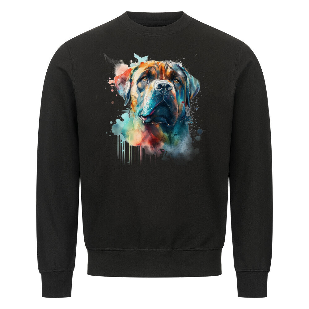 Premium Sweatshirt "Boerboel Paint" Schwarz – hunde-shirt.de