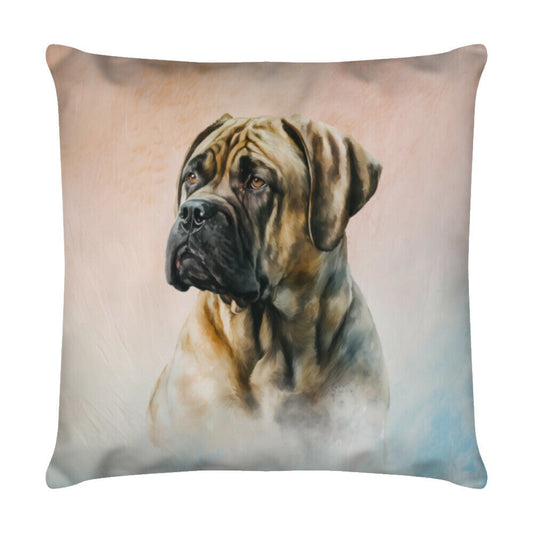Kissen "Cane Corso hell Portrait Weiß – hunde-shirt.de