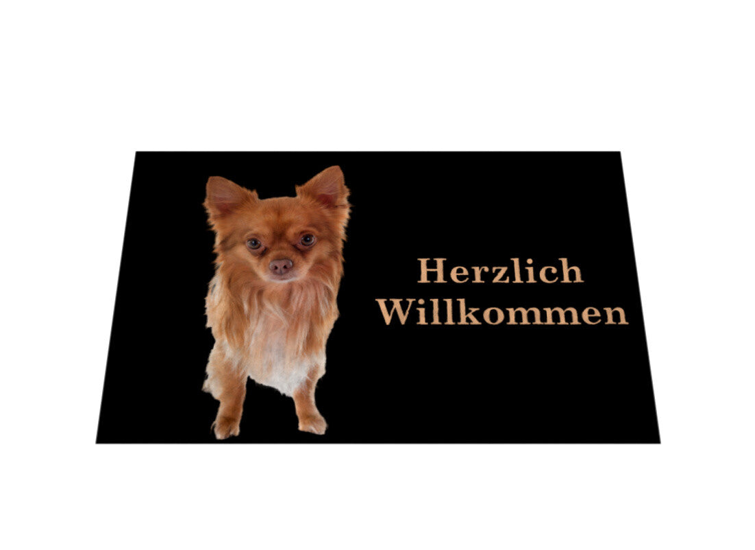 Fußmatte "Chihuahua - Herzlich Willkommen 2" – hunde-shirt.de