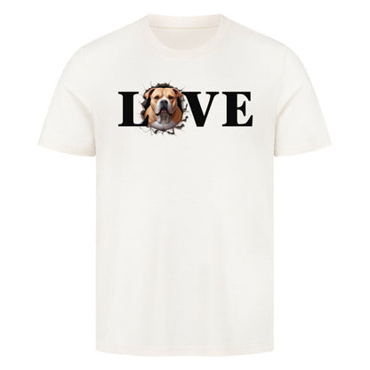 Premium T-Shirt "OEB hell LOVE" Natural Raw – hunde-shirt.de