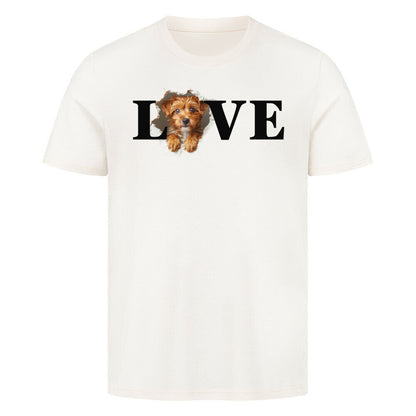 Premium T-Shirt "Cavapoo LOVE" Natural Raw – hunde-shirt.de