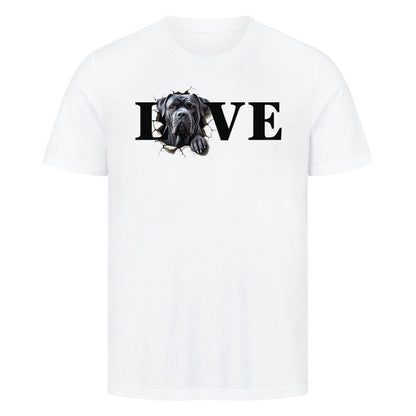 Premium T-Shirt "Cane Corso LOVE" Weiß – hunde-shirt.de