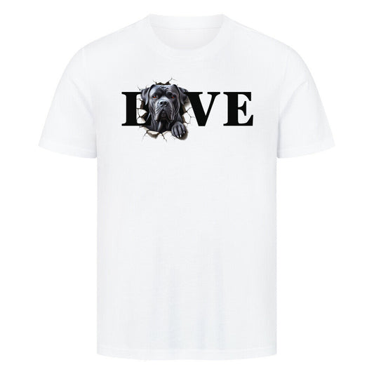 Premium T-Shirt "Cane Corso LOVE" Weiß – hunde-shirt.de