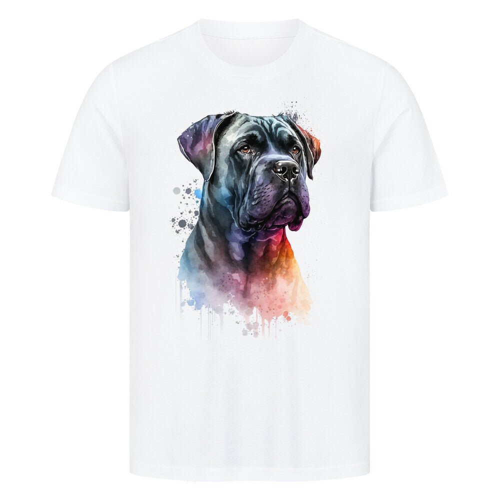 Premium T-Shirt "Cane Corso Paint" Weiß – hunde-shirt.de