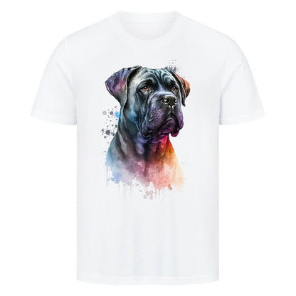 Premium T-Shirt "Cane Corso Paint" Weiß – hunde-shirt.de