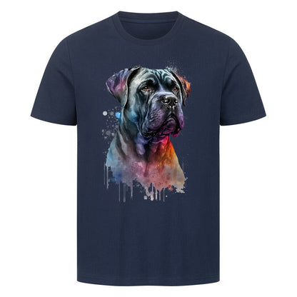 Premium T-Shirt "Cane Corso Paint" French Navy – hunde-shirt.de