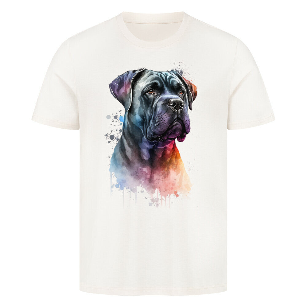 Premium T-Shirt "Cane Corso Paint" Natural Raw – hunde-shirt.de