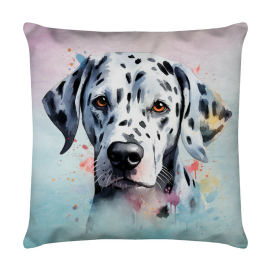 Kissen "Dalmatiner Paint" Weiß – hunde-shirt.de