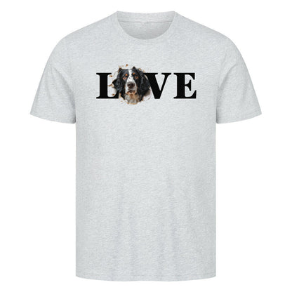 Premium T-Shirt "Springer Spaniel LOVE" Heather Grey – hunde-shirt.de