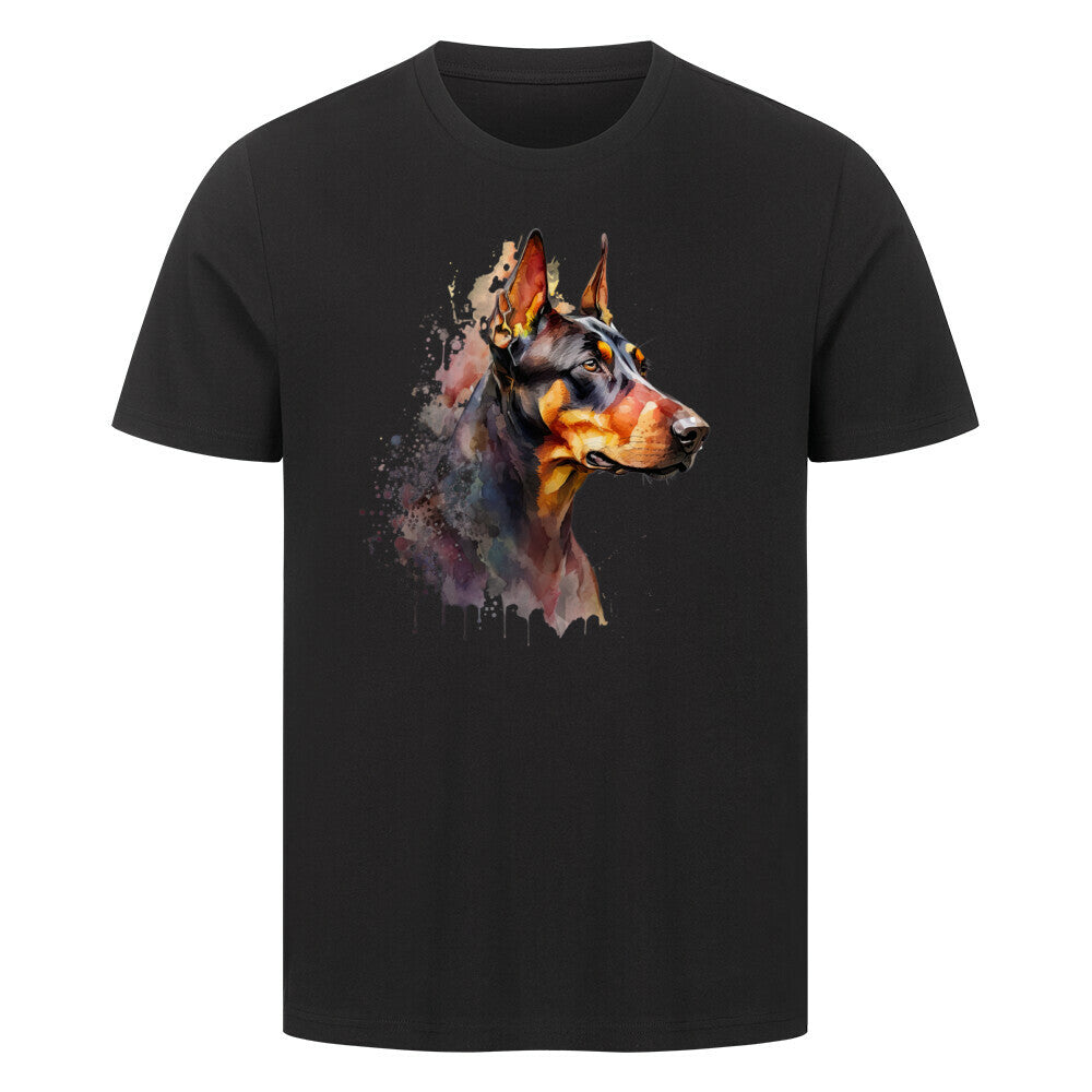 Premium T-Shirt "Dobermann!" Schwarz – hunde-shirt.de