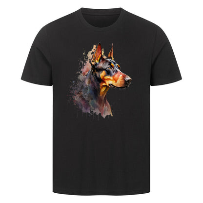 Premium T-Shirt "Dobermann!" Schwarz – hunde-shirt.de