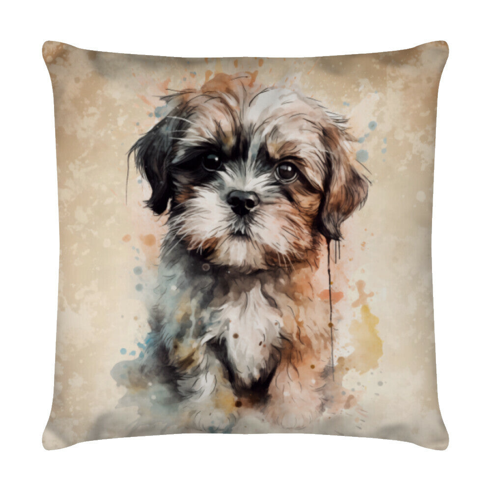 Kissen "Havaneser Blick" Weiß – hunde-shirt.de