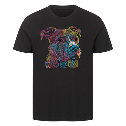 Premium T-Shirt "Pit Bull psycho" Schwarz – hunde-shirt.de