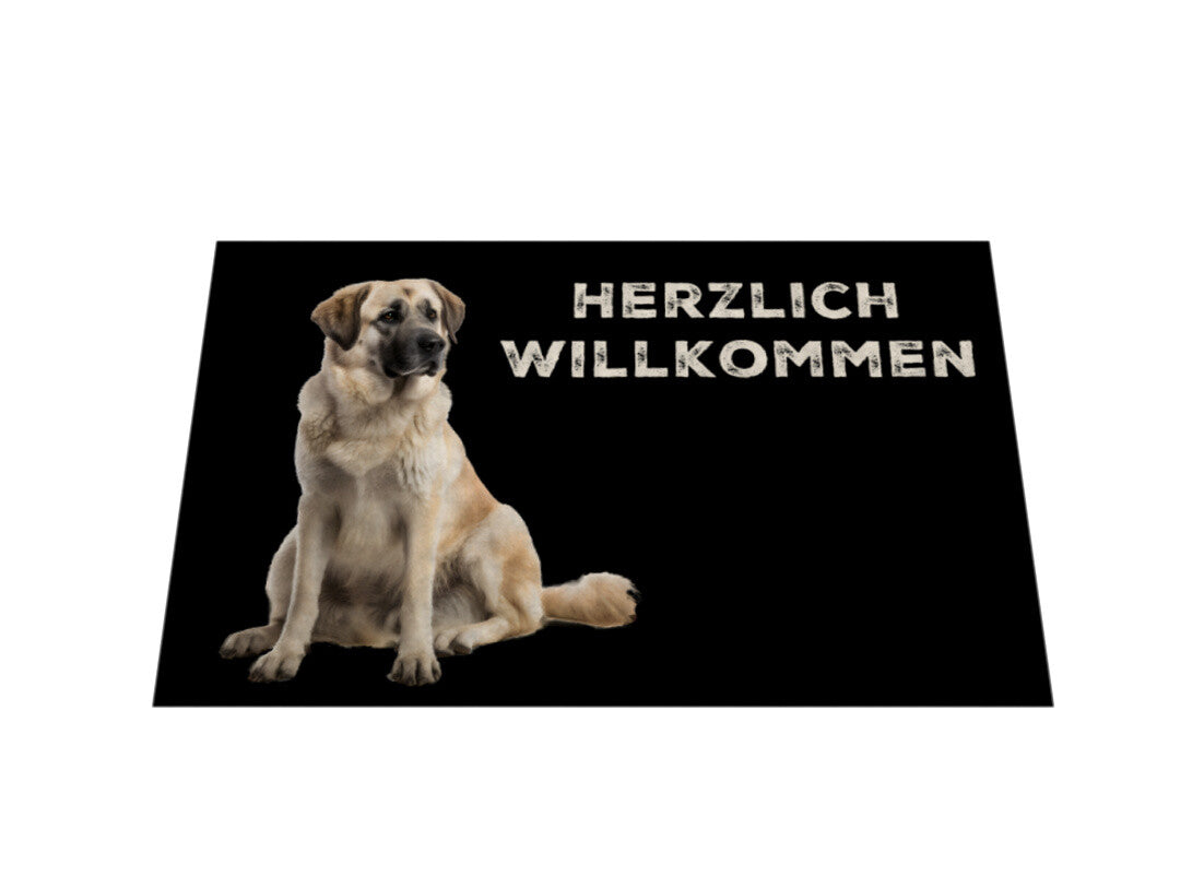 Fußmatte "Kangal - Herzlich Willkommen" – hunde-shirt.de