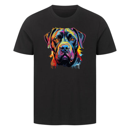 Premium T-Shirt "Cane Corso Paint" Schwarz – hunde-shirt.de