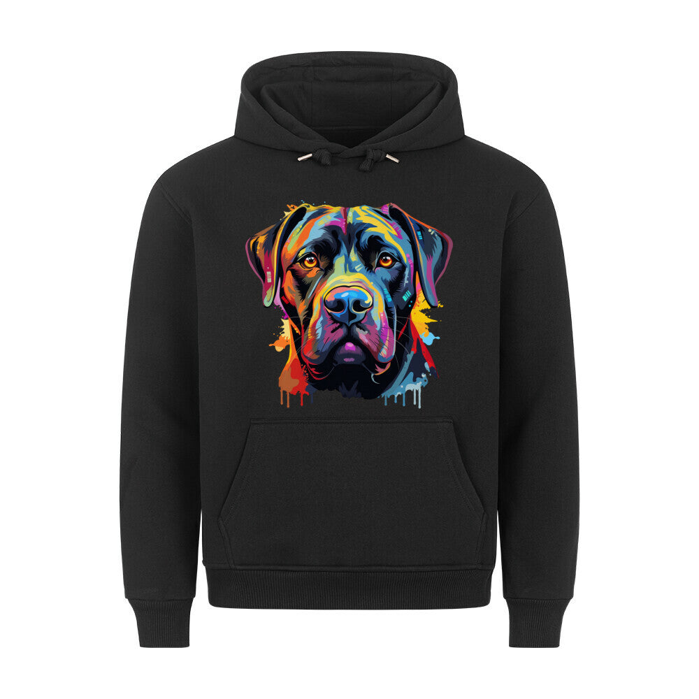Premium Hoodie "Cane Corso Paint" Schwarz – hunde-shirt.de