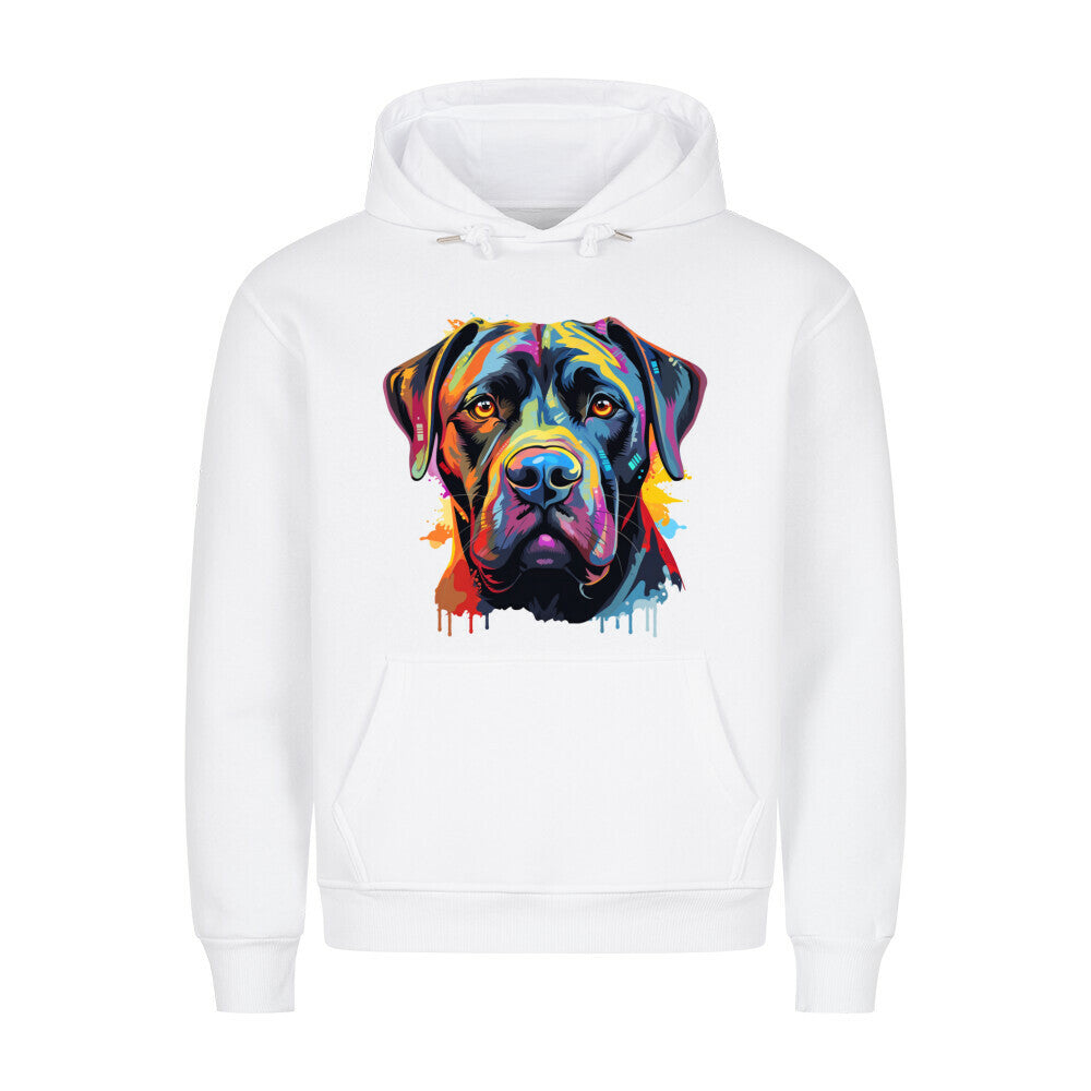 Premium Hoodie "Cane Corso Paint" Weiß – hunde-shirt.de