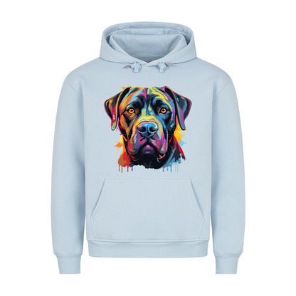 Premium Hoodie "Cane Corso Paint" Babyblau – hunde-shirt.de