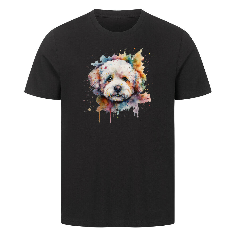 Premium T-Shirt "Bichon Frisé Fun" Schwarz – hunde-shirt.de
