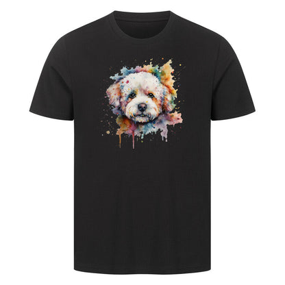 Premium T-Shirt "Bichon Frisé Fun" Schwarz – hunde-shirt.de