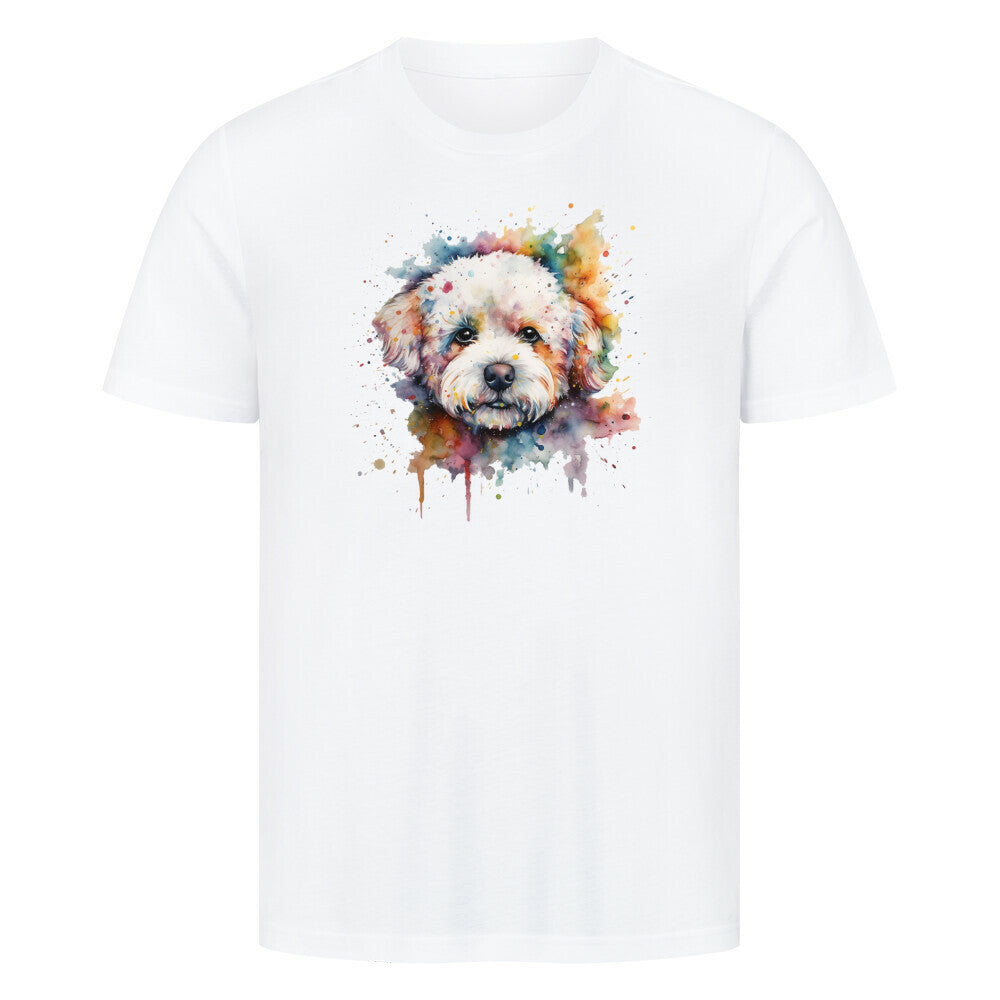 Premium T-Shirt "Bichon Frisé Fun" Weiß – hunde-shirt.de